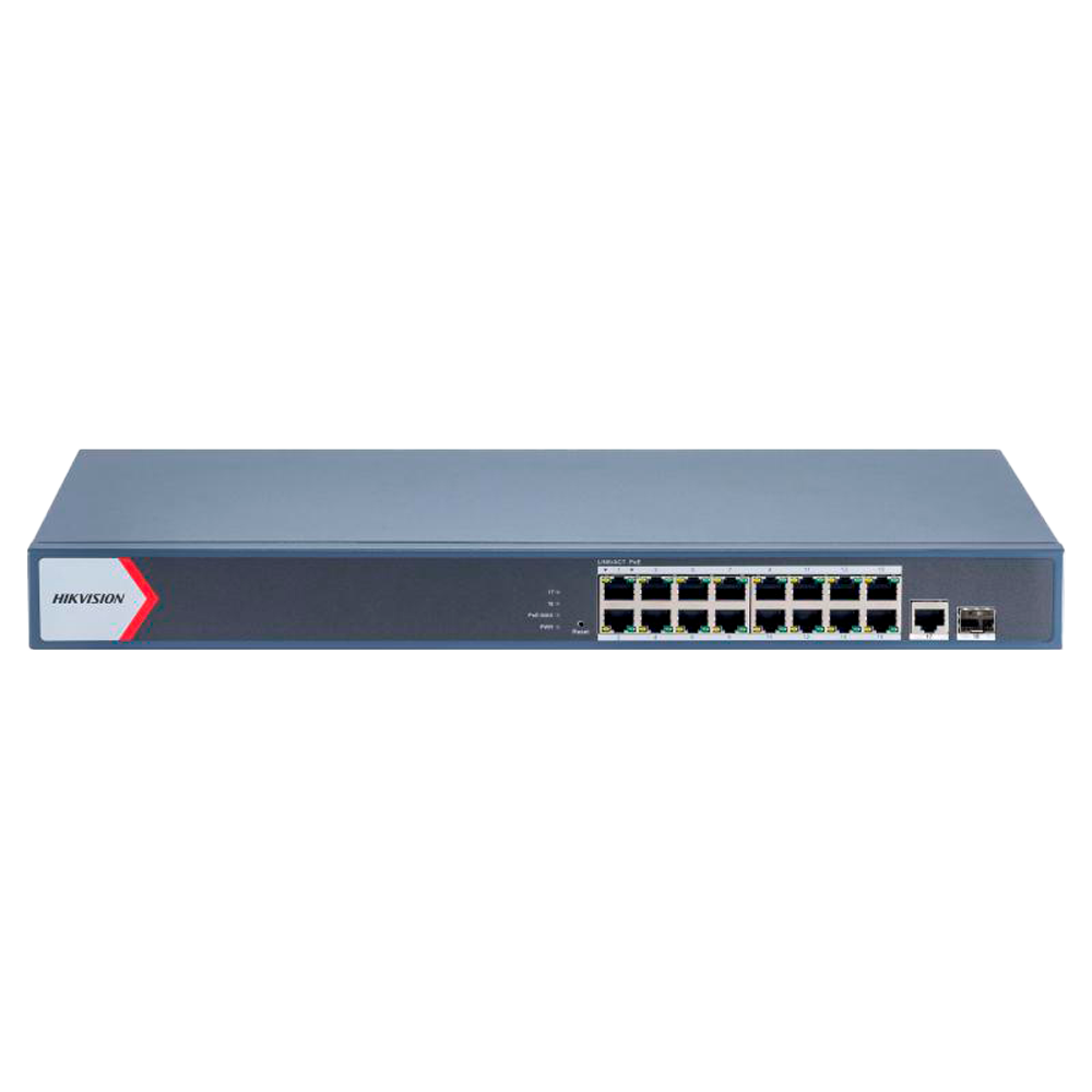 product-906372-24729498915e8ddd8e485cfb4965f1f0 Hikvision Switch para alimentar y conectar cámaras de seguridad PoE (DS-3E1518P-EI)