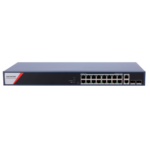 Hikvision Switch para alimentar y conectar cámaras de seguridad PoE (DS-3E1520HP-SI-16P2T2F)