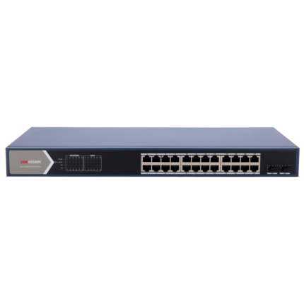 Hikvision Switch para conectar y alimentar cámaras de seguridad en red (DS-3E1526P-SI)