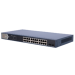 Hikvision Switch para conectar y alimentar cámaras de seguridad en red (DS-3E1526P-SI)