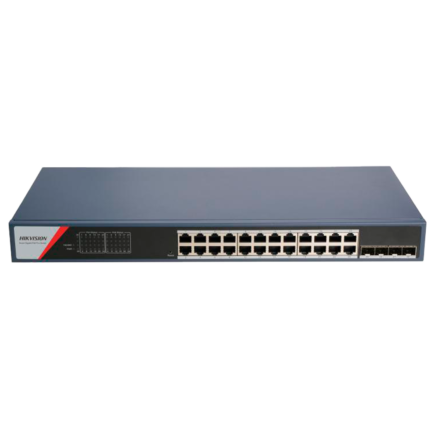 Hikvision Switch gestionable PoE para cámaras y redes empresariales