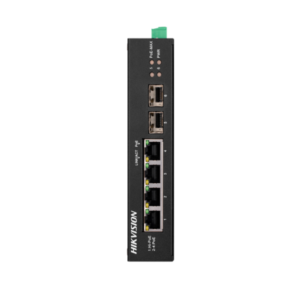 Hikvision Switch PoE industrial para cámaras en entornos exigentes