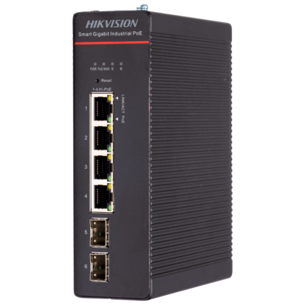 Hikvision Switch para exteriores industriales con PoE de alta potencia