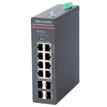 Hikvision Switch gestionable para instalaciones industriales en exteriores
