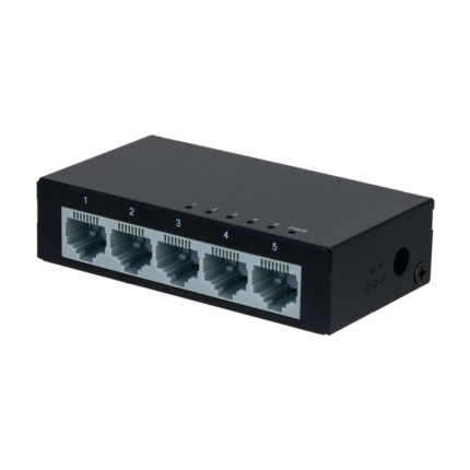 Switch de red para conectar 5 dispositivos con soporte para video