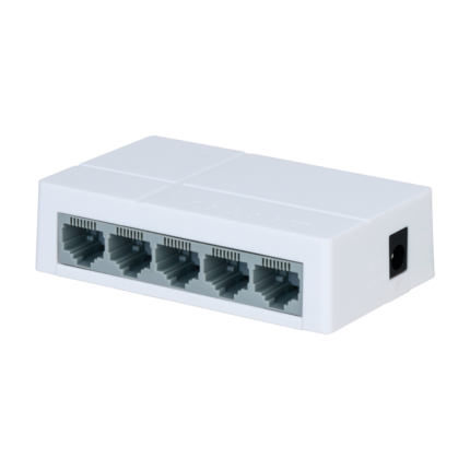 Switch de red para conectar 5 dispositivos en casa u oficina
