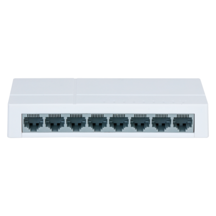 Switch de red para conectar 8 dispositivos con soporte para video