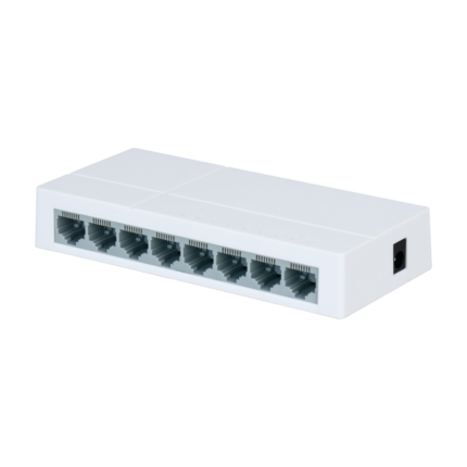 Switch de red para conectar 8 dispositivos con soporte para video