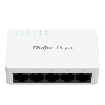 Switch de red para conectar varios dispositivos por cable en casa u oficina (RG-ES05G-L)