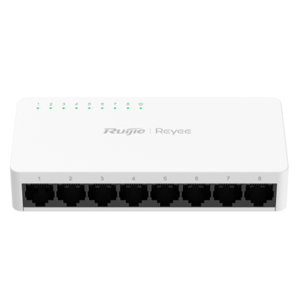 Switch de red para conectar 8 dispositivos por cable en casa u oficina (RG-ES08G-L)