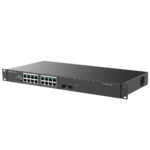Switch de red para conectar y alimentar cámaras y dispositivos vía cable (RG-ES118GS-P-L)
