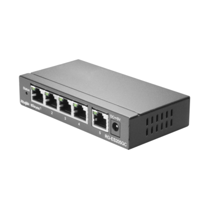 Switch de red para conectar cámaras y dispositivos con gestión en la nube