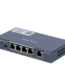 Switch PoE para conectar y alimentar 4 cámaras IP con gestión cloud