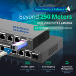 Switch PoE para cámaras IP y puntos de acceso con gestión en la nube