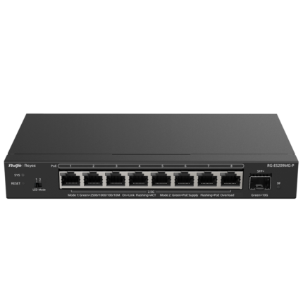 Switch para cámaras y red con gestión en la nube y PoE+