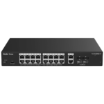 Switch para cámaras PoE con gestión en la nube y fibra óptica (RG-ES220GS-LP)