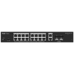 Switch para cámaras PoE con gestión en la nube y fibra óptica (RG-ES220GS-LP)
