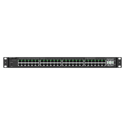Switch gestionable para redes empresariales con 48 puertos PoE+