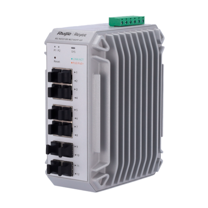 Switch industrial para exteriores con gestión en la nube y puertos PoE (RG-NIS3100-8GT4SFP-HP)