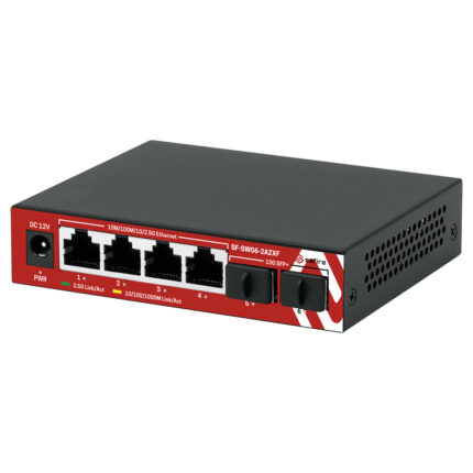 Switch de red para conexión ultrarrápida de ordenadores y NAS