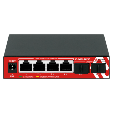 Switch de red para conexión ultrarrápida de ordenadores y NAS