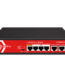 Switch para conectar cámaras de seguridad con alimentación PoE integrada (SF-SW0604HIPOE-G-60)
