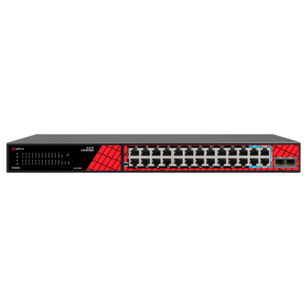 Switch PoE para conectar y alimentar cámaras de seguridad y dispositivos IP