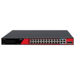 Switch PoE para conectar y alimentar cámaras de seguridad y dispositivos IP