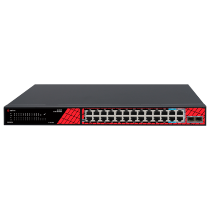 Switch PoE para conectar y alimentar cámaras de seguridad y dispositivos IP
