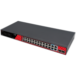Switch PoE para conectar y alimentar cámaras de seguridad y dispositivos IP