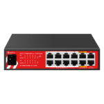 Switch PoE para conectar y alimentar cámaras de seguridad sin cables