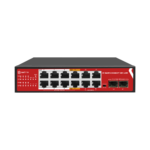 Switch PoE para conectar cámaras y dispositivos de red sin cables