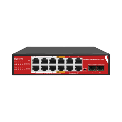 Switch PoE para conectar cámaras y dispositivos de red sin cables