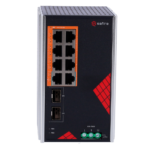 Switch industrial para cámaras PoE en instalaciones exigentes (SF-SWI1008HIPOE-GF-AC-130-DIN)