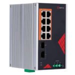 Switch industrial para cámaras PoE en instalaciones exigentes (SF-SWI1008HIPOE-GF-AC-130-DIN)
