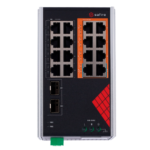 Switch industrial para cámaras IP con alimentación PoE en carril DIN (SF-SWI1808HIPOE-GF-AC-130-DIN)