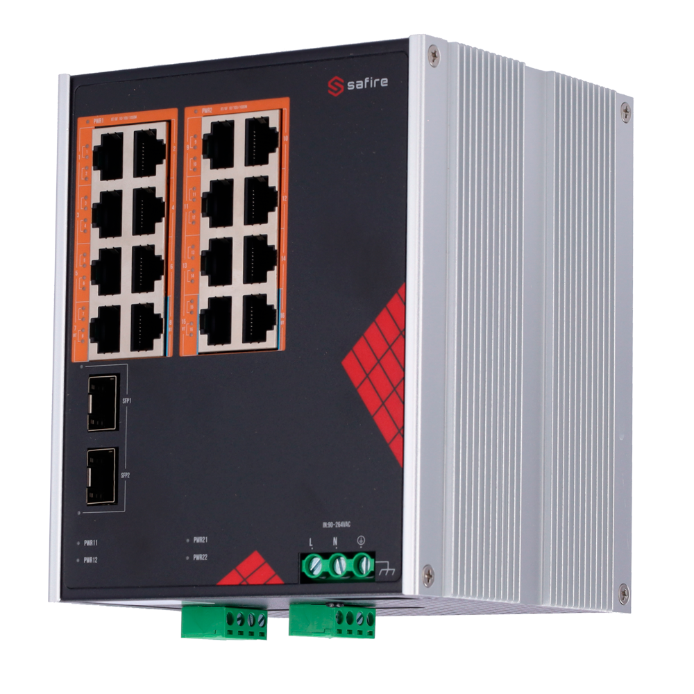 product-907005-6787048ad816a96bba1aada7a9505f76 Switch industrial para cámaras y dispositivos PoE en carril DIN