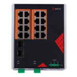 Switch industrial para cámaras y dispositivos PoE en carril DIN