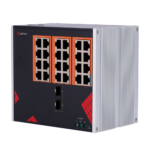 Switch industrial para cámaras PoE en instalaciones exigentes (SF-SWI2624HIPOE-GF-AC-390-DIN)