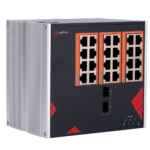 Switch industrial para cámaras PoE en instalaciones exigentes (SF-SWI2624HIPOE-GF-AC-390-DIN)