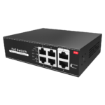 Switch para conectar cámaras de seguridad con alimentación PoE integrada (SW0604POE-65-E)