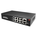 Switch para conectar cámaras de seguridad con alimentación PoE 8 puertos