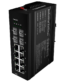 Switch gestionable PoE para carril DIN con 8 puertos Gigabit
