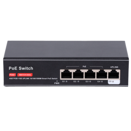 Switch para conectar cámaras IP y dispositivos con alimentación incluida