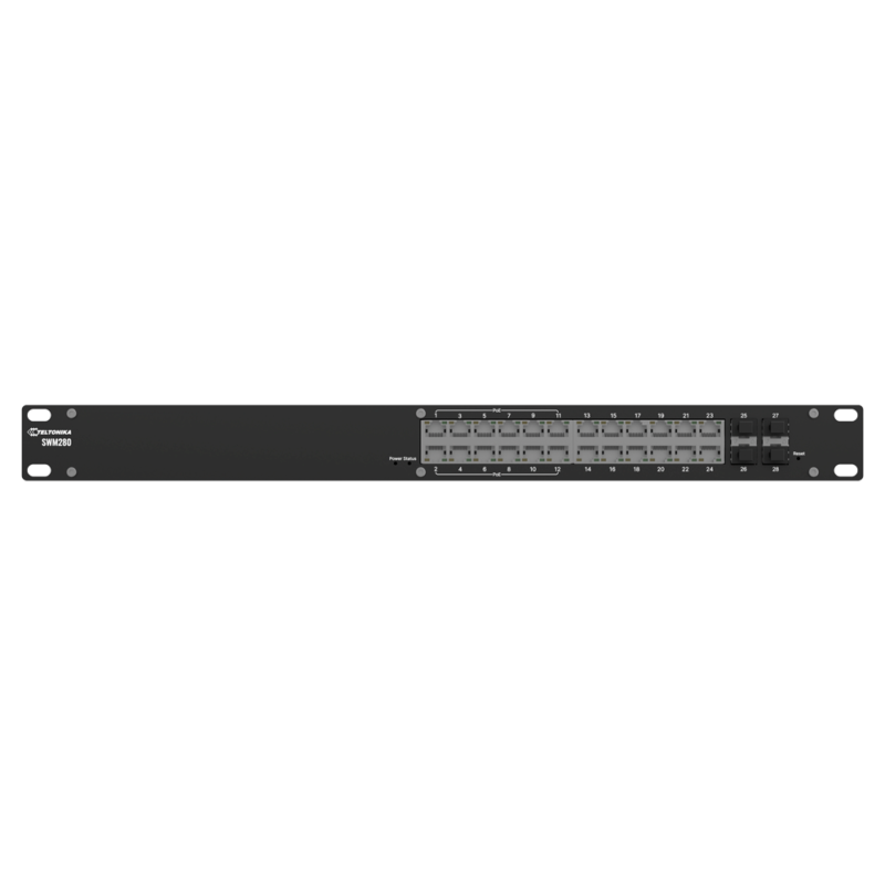 Switch industrial gestionable con PoE+ para entornos de fabricación