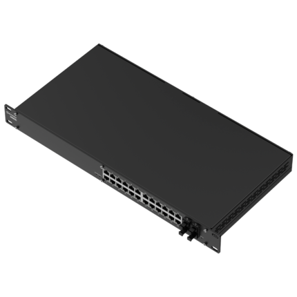 Switch industrial gestionable para redes de fábrica y automatización (TK-SWM281)