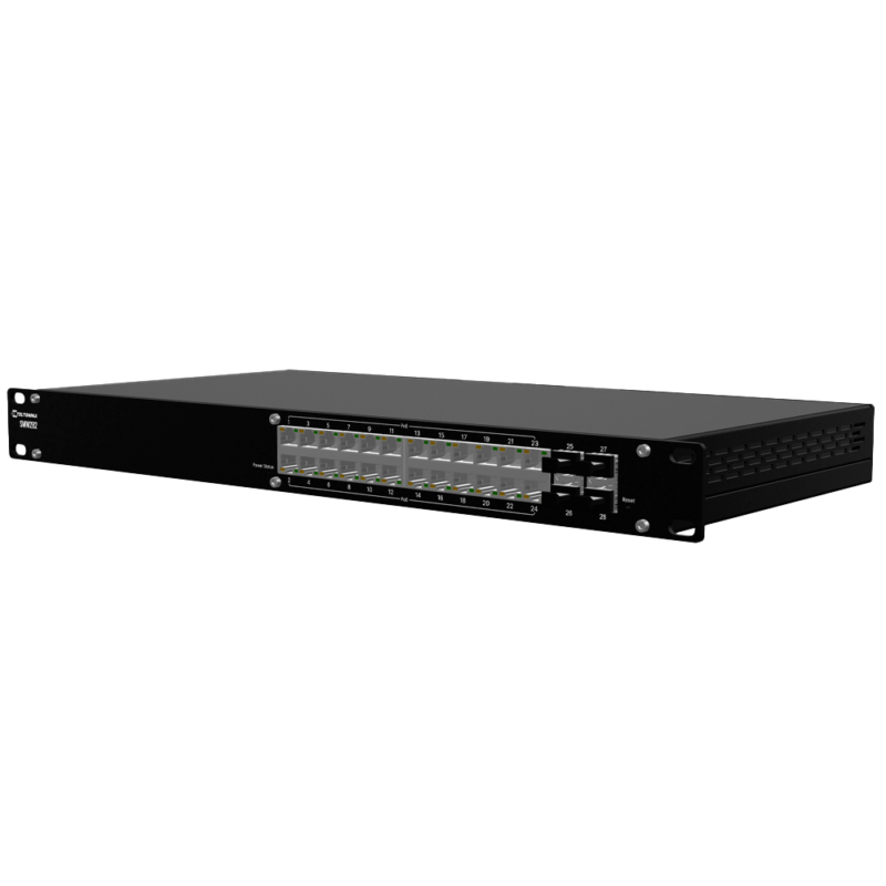 Switch industrial gestionable para redes de fábrica y automatización (TK-SWM282)