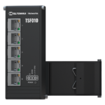 Switch industrial resistente para entornos exigentes con 5 conexiones