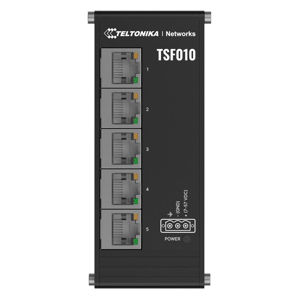 product-907129-72c53dd4b79b43517f01e184cc8aa81d Switch industrial resistente para entornos exigentes con 5 conexiones