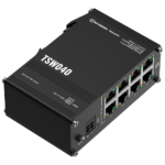 Switch industrial para alimentar cámaras y dispositivos por cable (TK-TSW040)